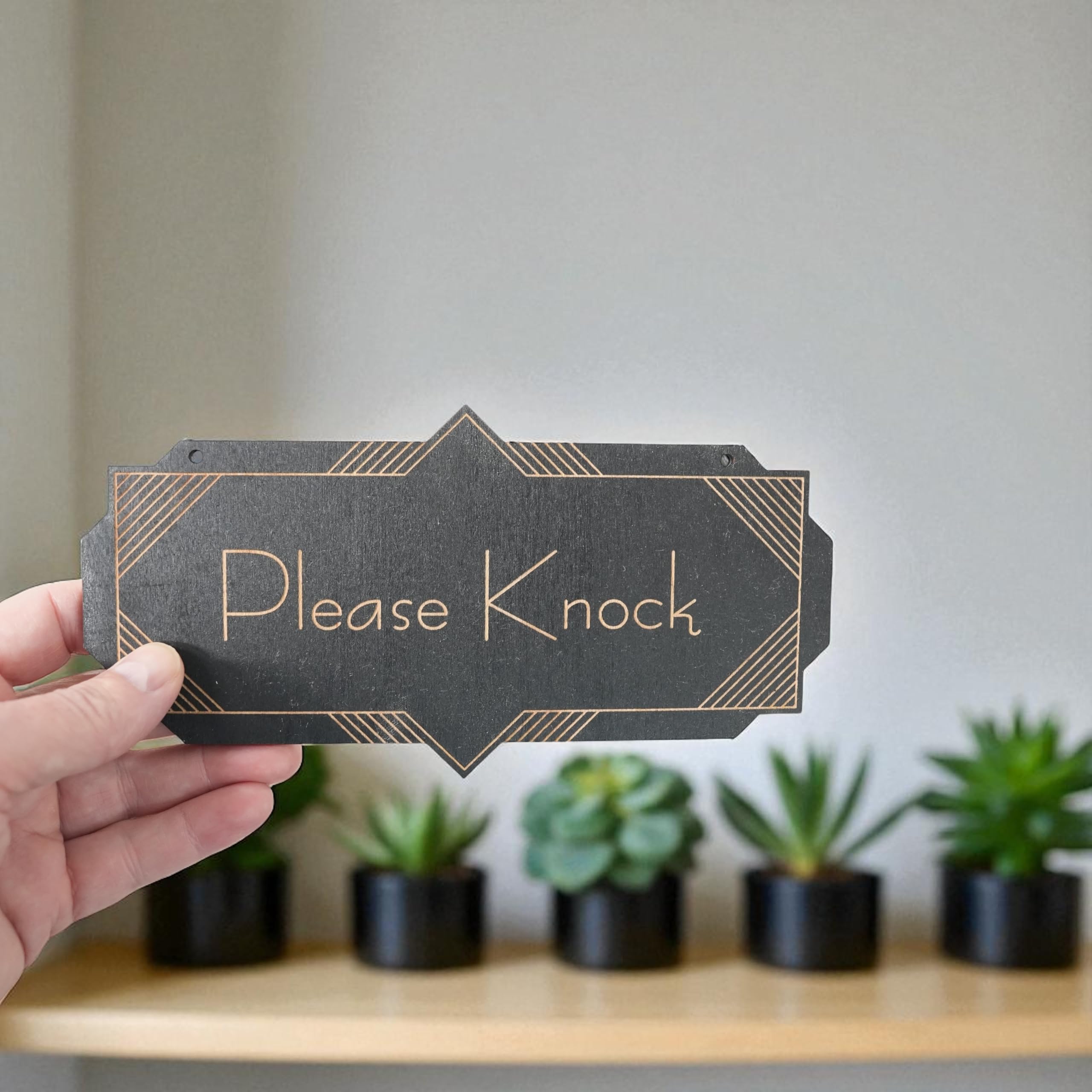 4x8 black wooden sign for home decor