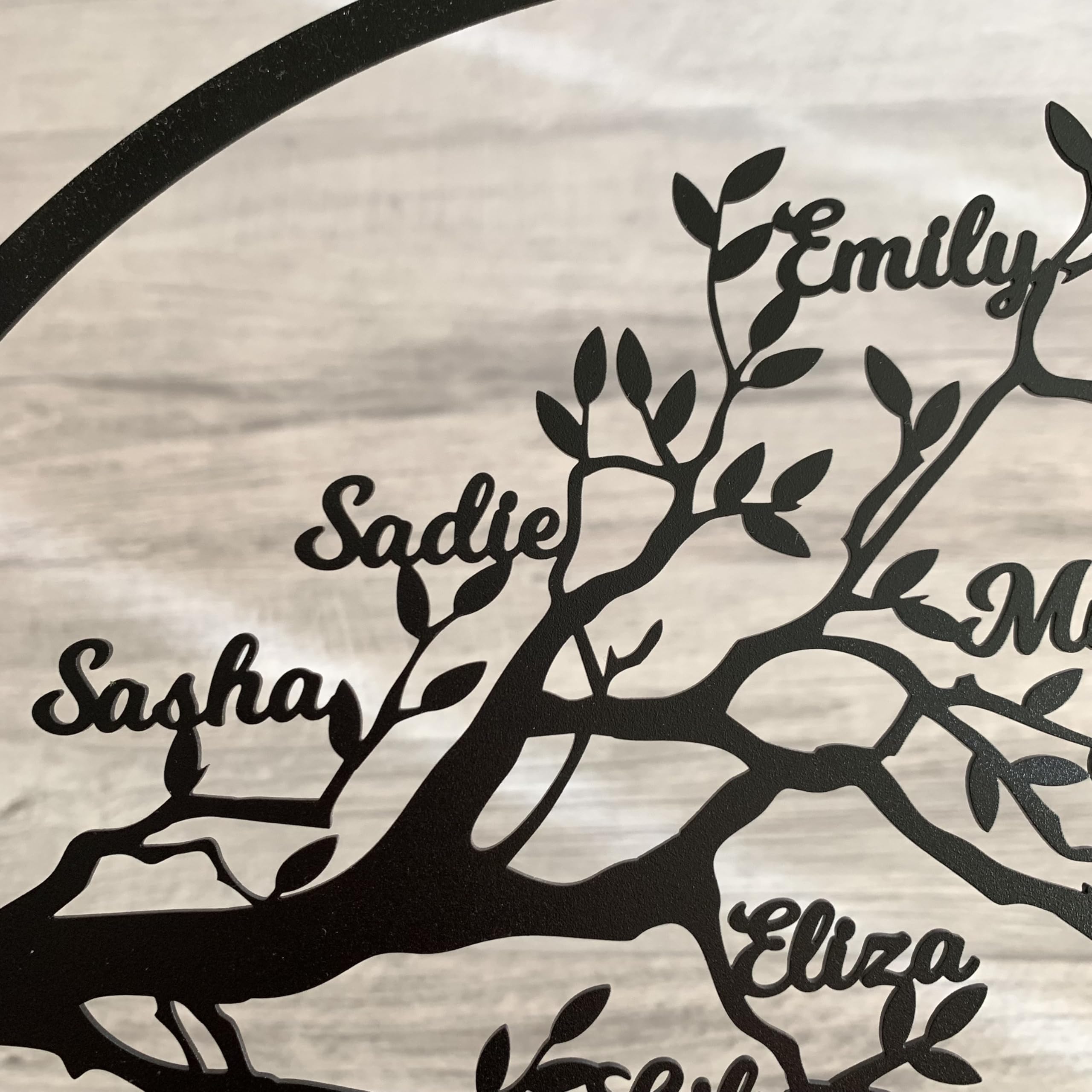 Metal sign diameter 14 inches color options