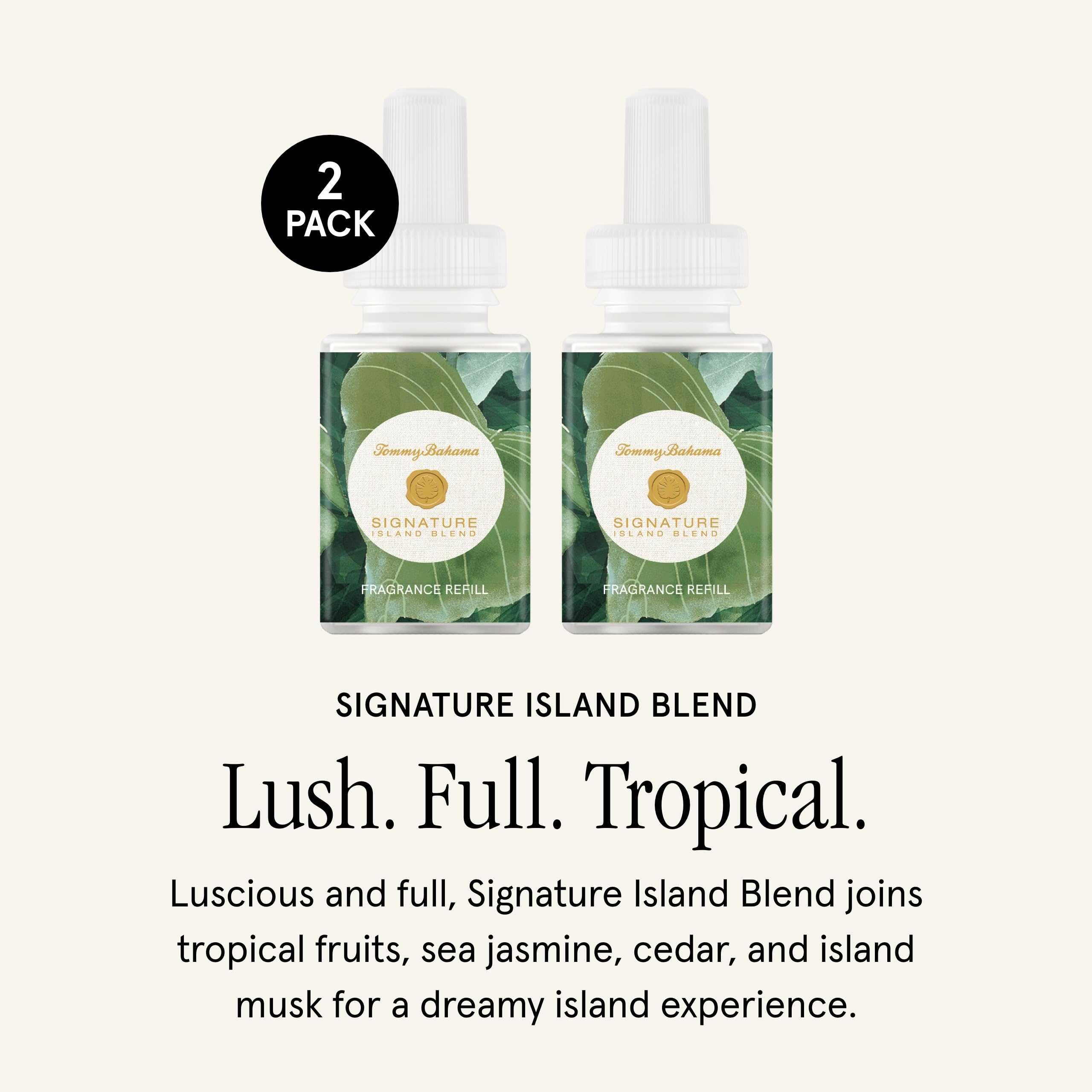 Signature Island Blend diffuser refill bottle by Pura x Tommy Bahama