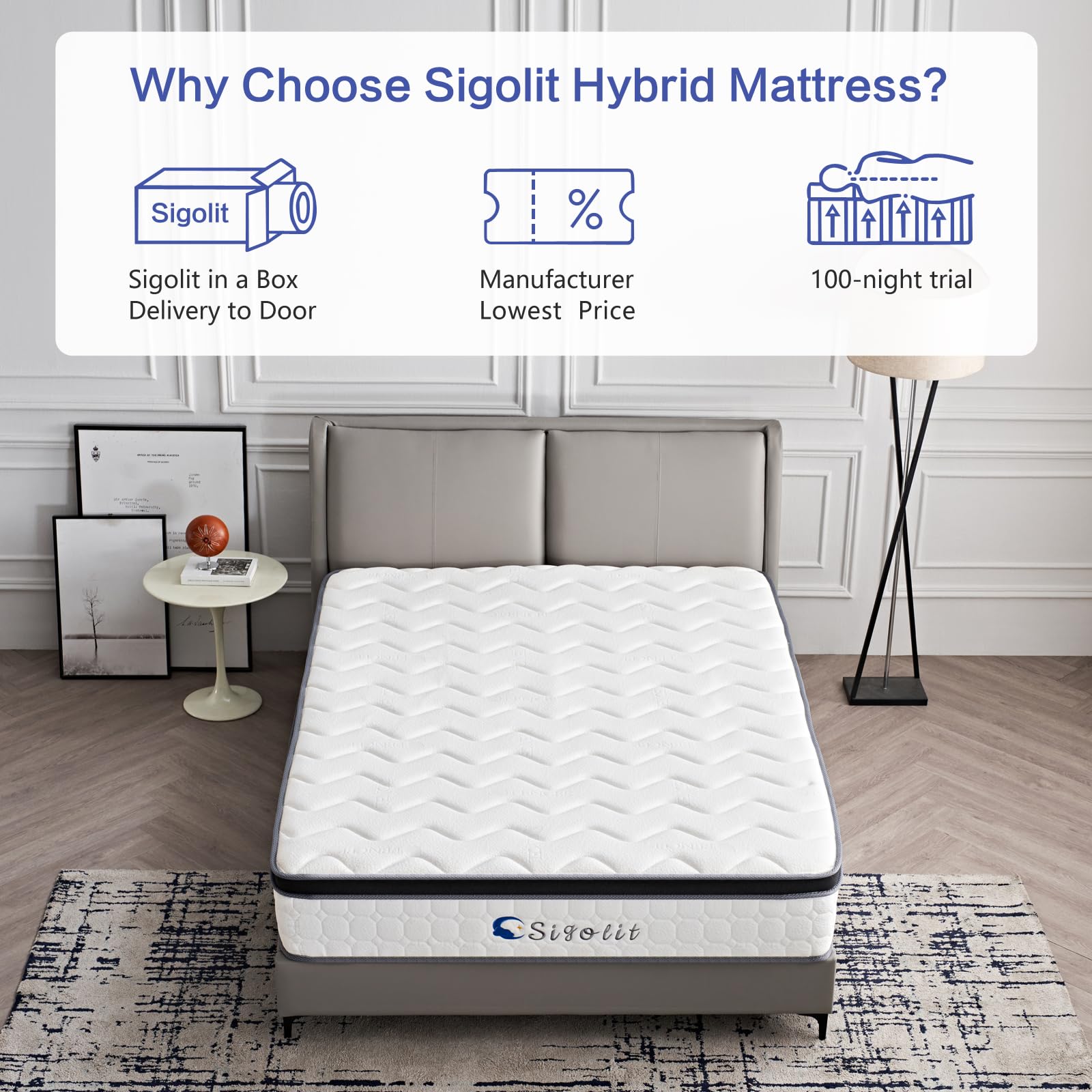 Sigolit reinforced edge support mattress design