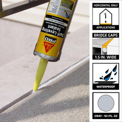 SIKA Sikaflex Self-Leveling Concrete Expansion Joint Sealant gray 10.1 oz product label