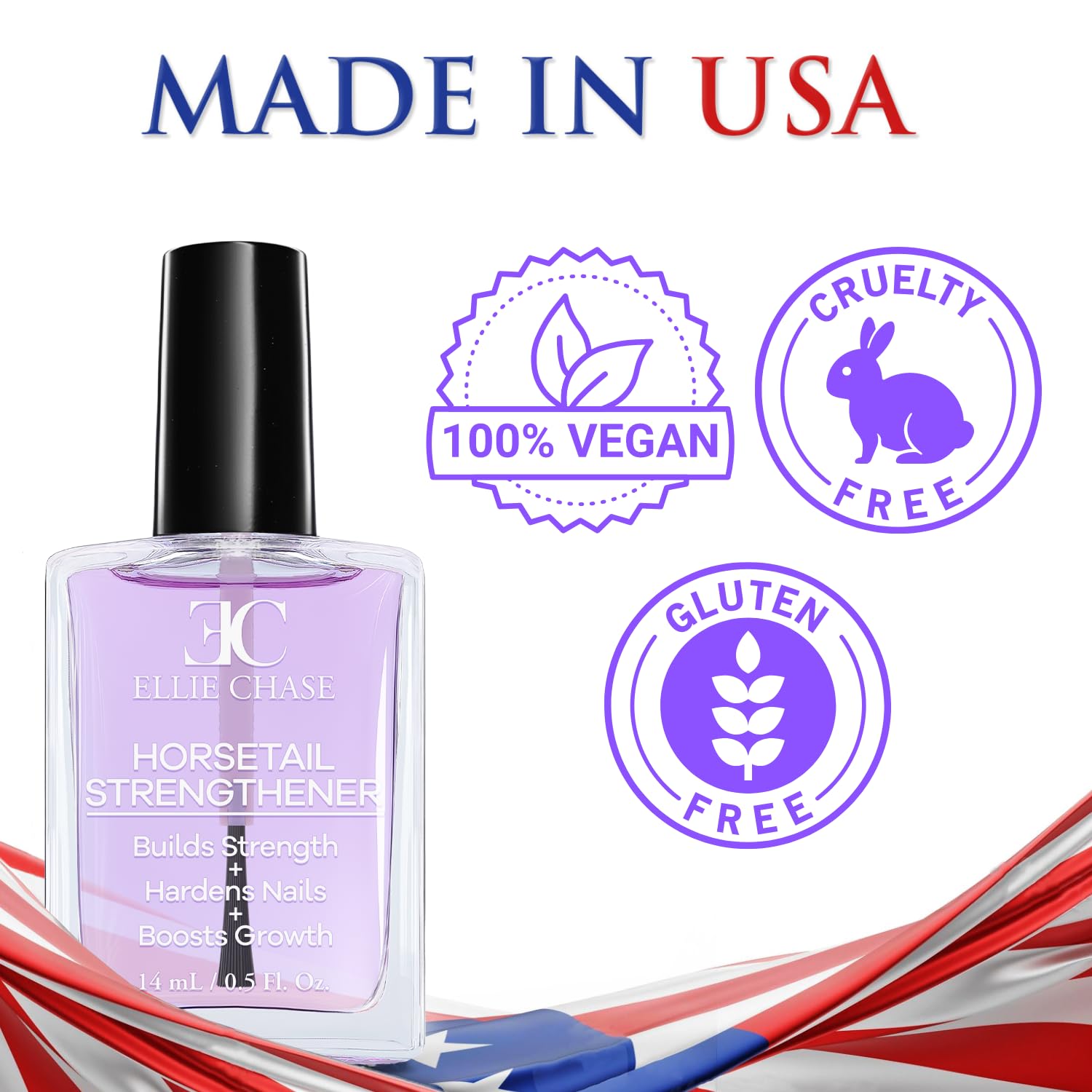 Silica rich horsetail nail care product description