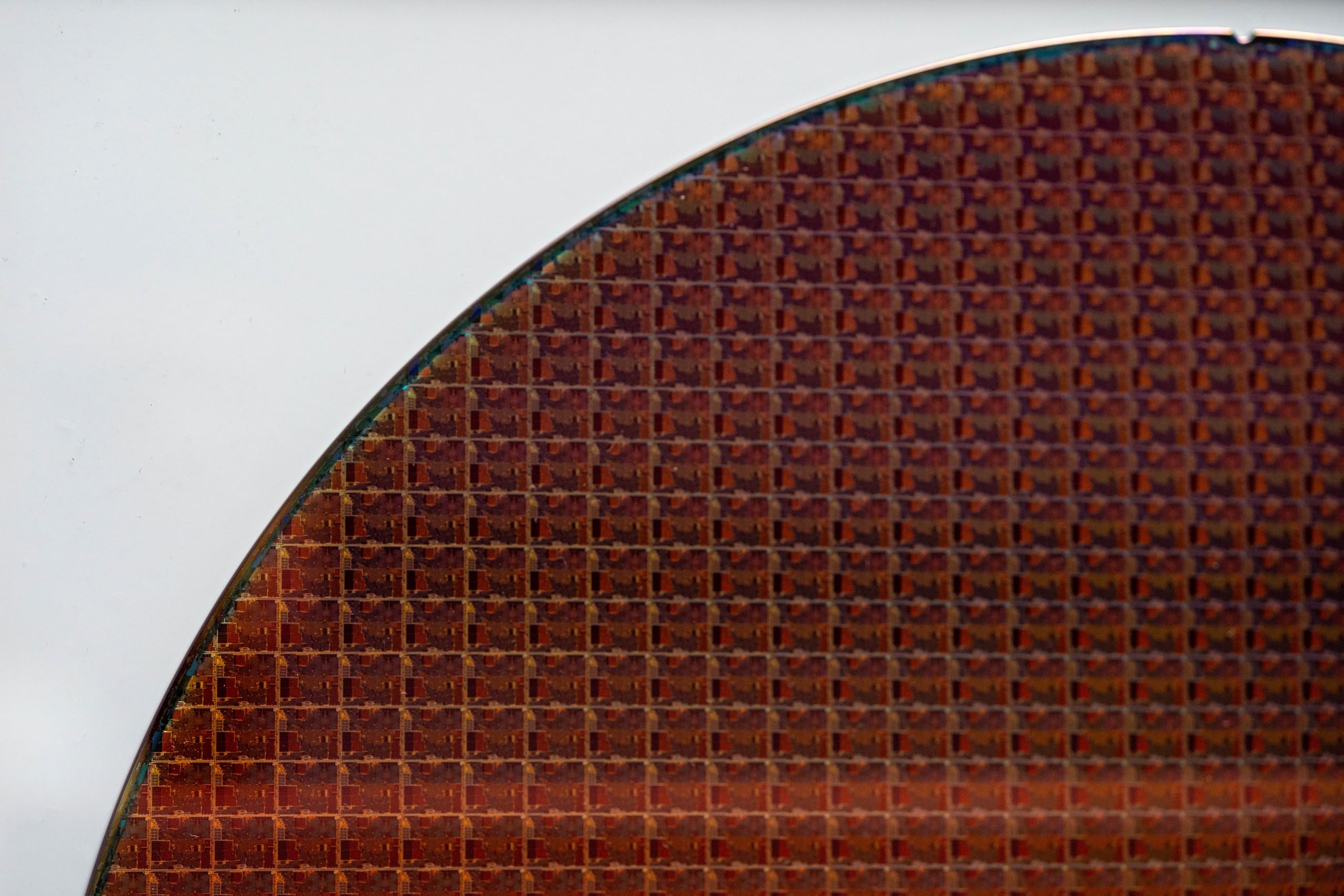 Tech gift silicon wafer for him wall decor