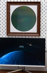Handmade in USA silicon wafer tech art