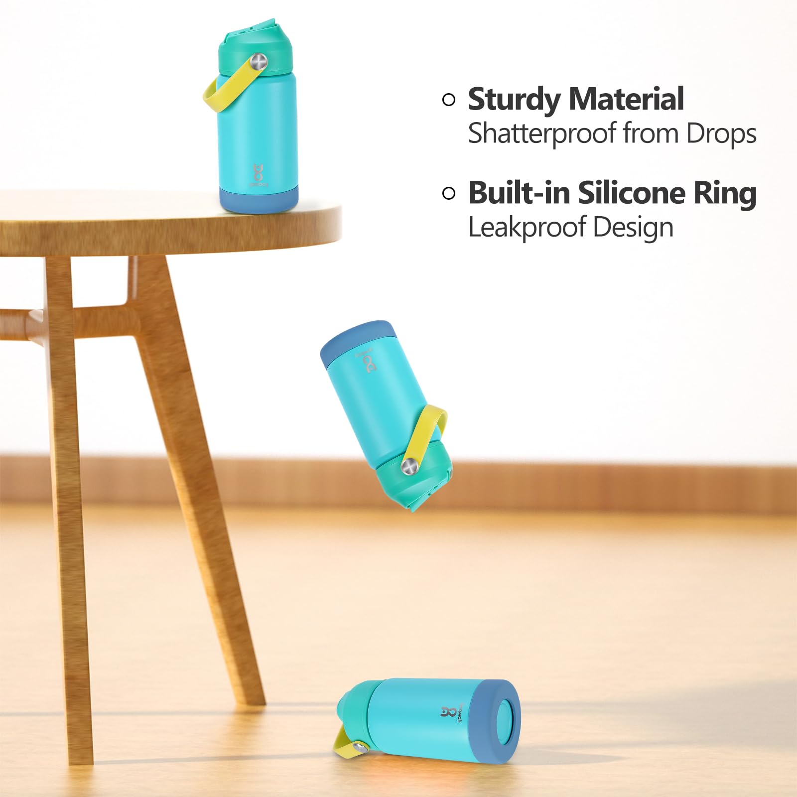 Soft strap rotates 180 degrees for easy carrying