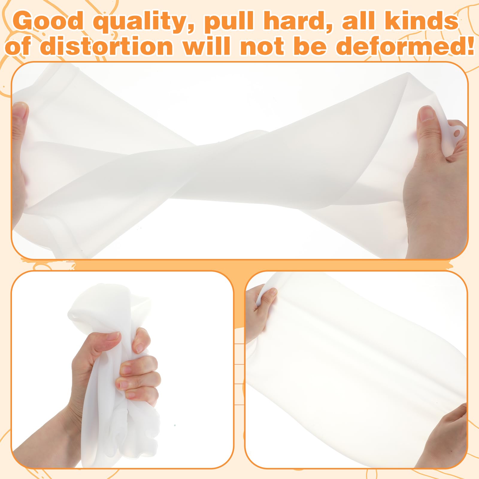acid alkali resistant silicone material for dough bags