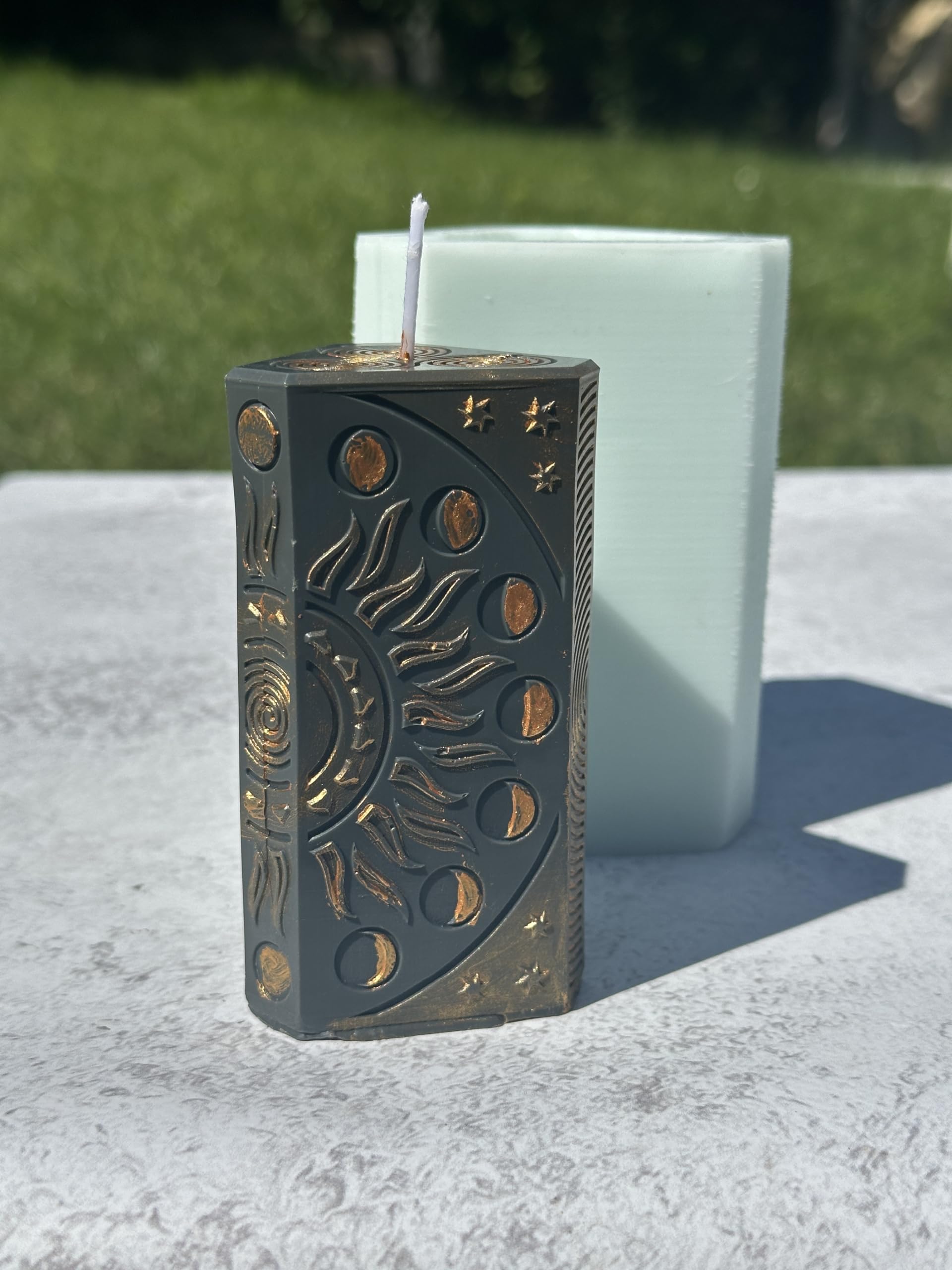 Silicone candle mold for DIY crafts