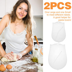 silicone kneading bag set with two cable ties