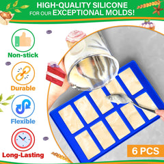 Silicone chocolate candy molds heat resistant 572F