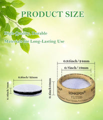 Silicone mouthpeace compatible carbon filter