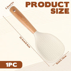 Non-stick silicone rice spoon paddle for kitchen serving