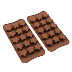 silicone star shaped mold for candy