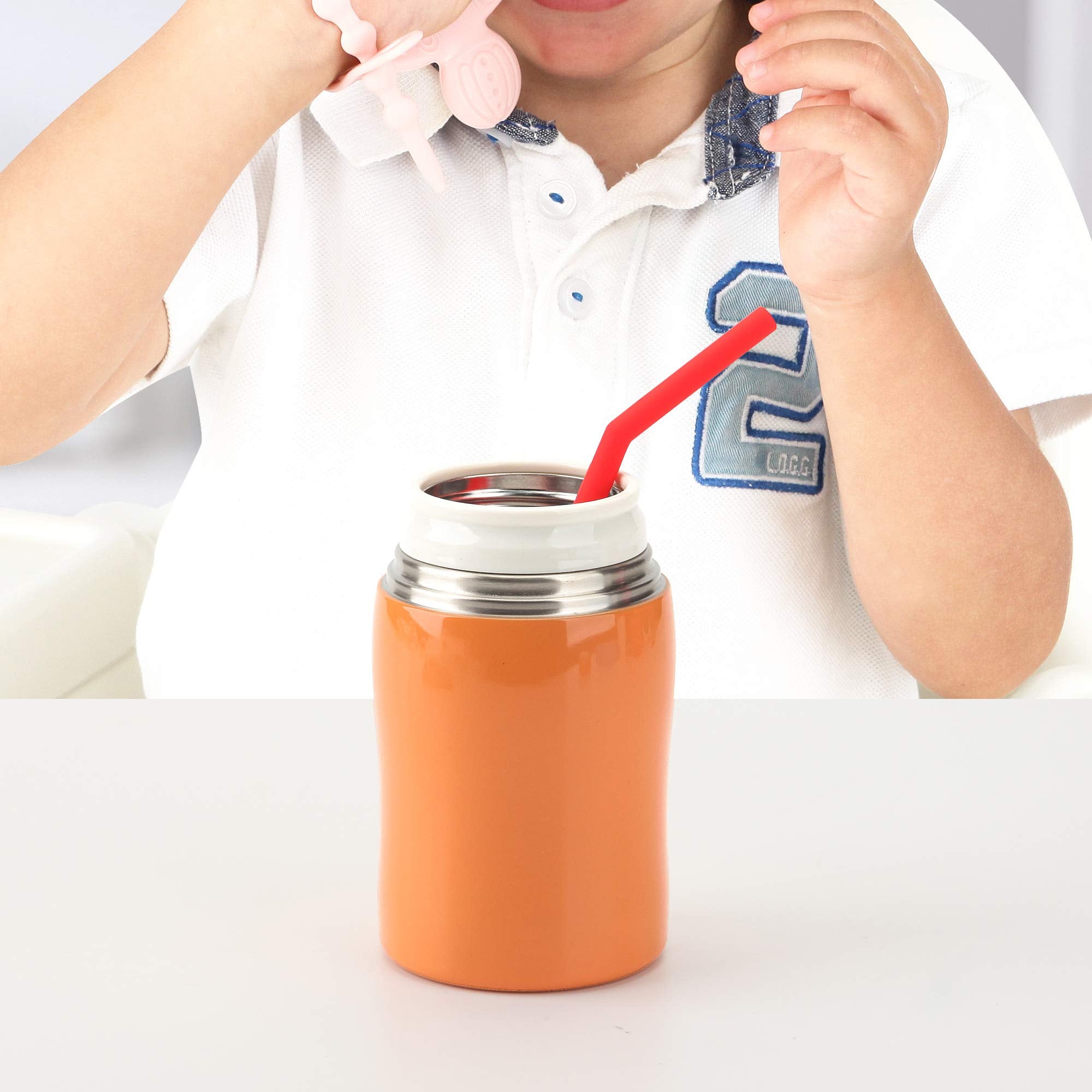 bpa free flexible silicone straw for toddlers