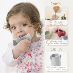 Two wooden spoons and four coasters included in Enchanting Wooden Tea Party Set