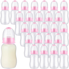SiliFine pink mini bottle chug set for baby shower