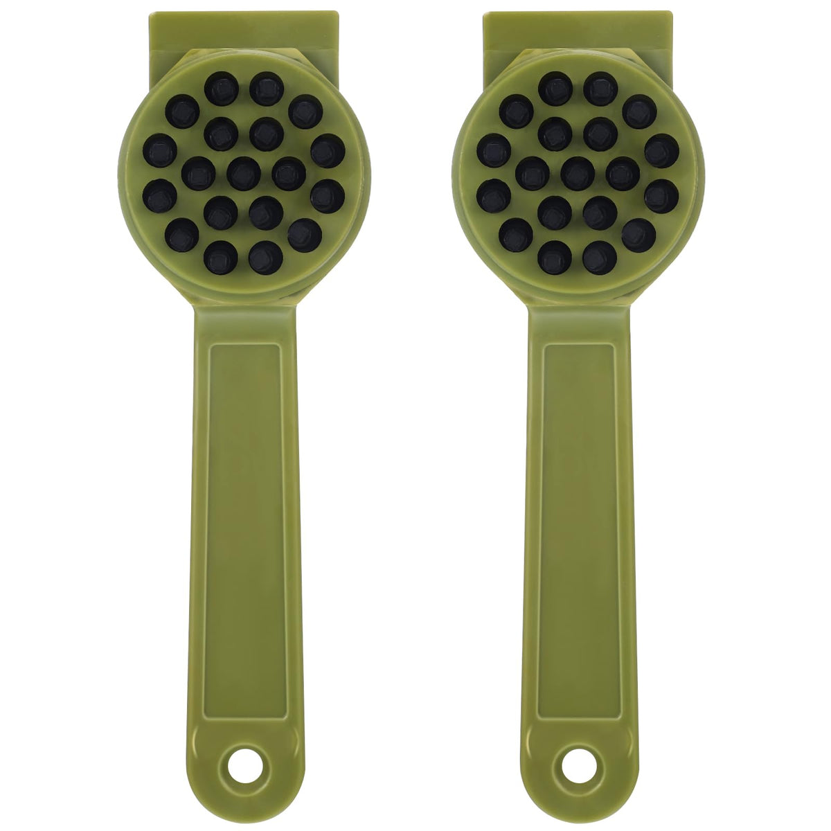 Silipull fish scaler remover yellow and green 2-pack