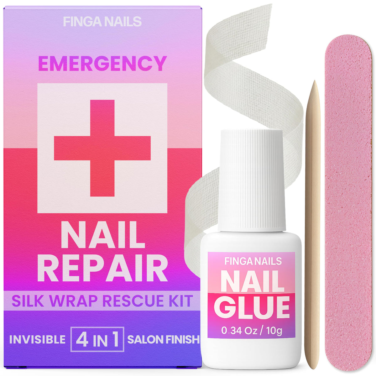 Silk Nail Wrap Kit for Broken Natural Nails product image