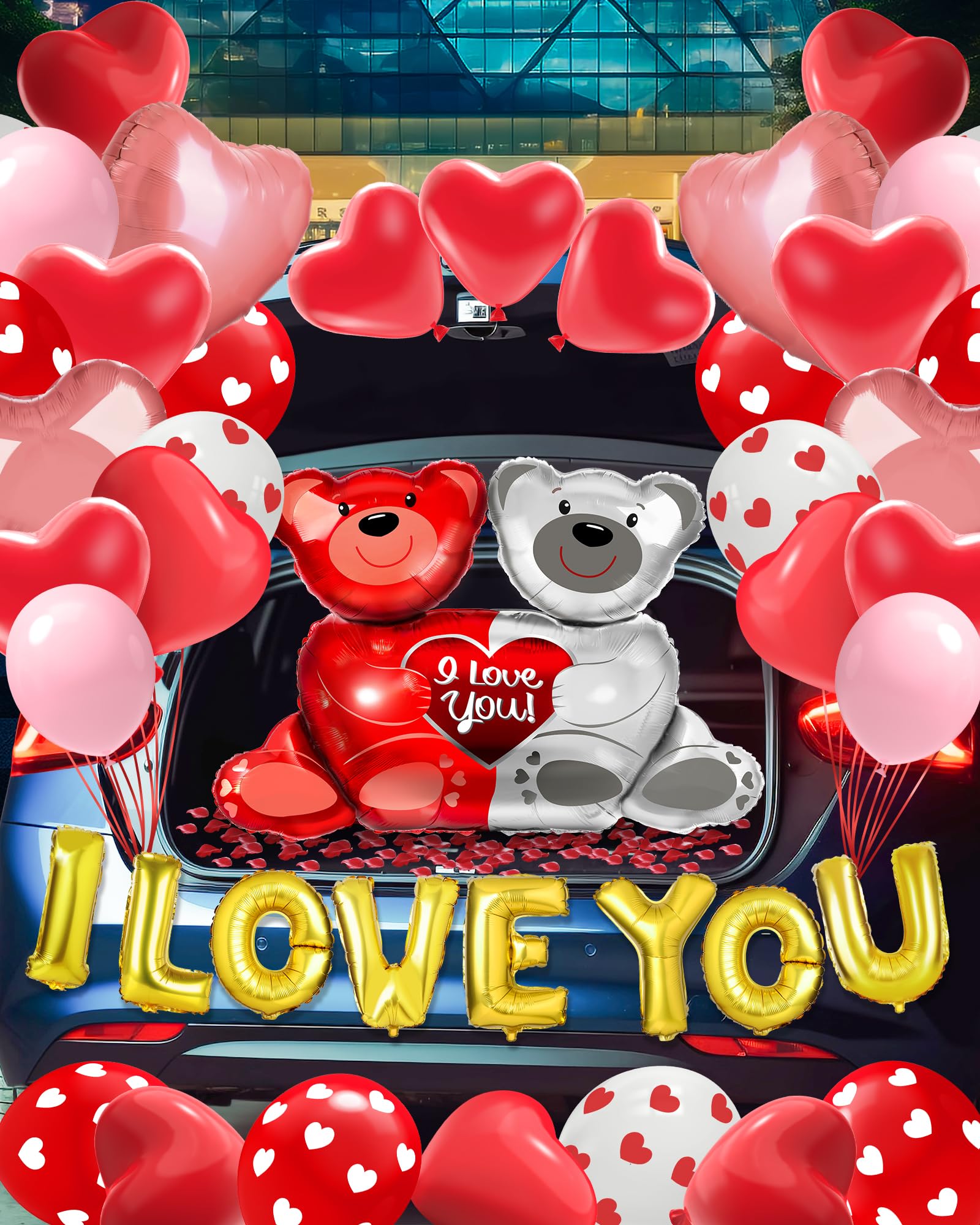 1000 silk rose petals included in kit