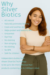 4 Oz bottle of Silver Biotics gel for skin care
