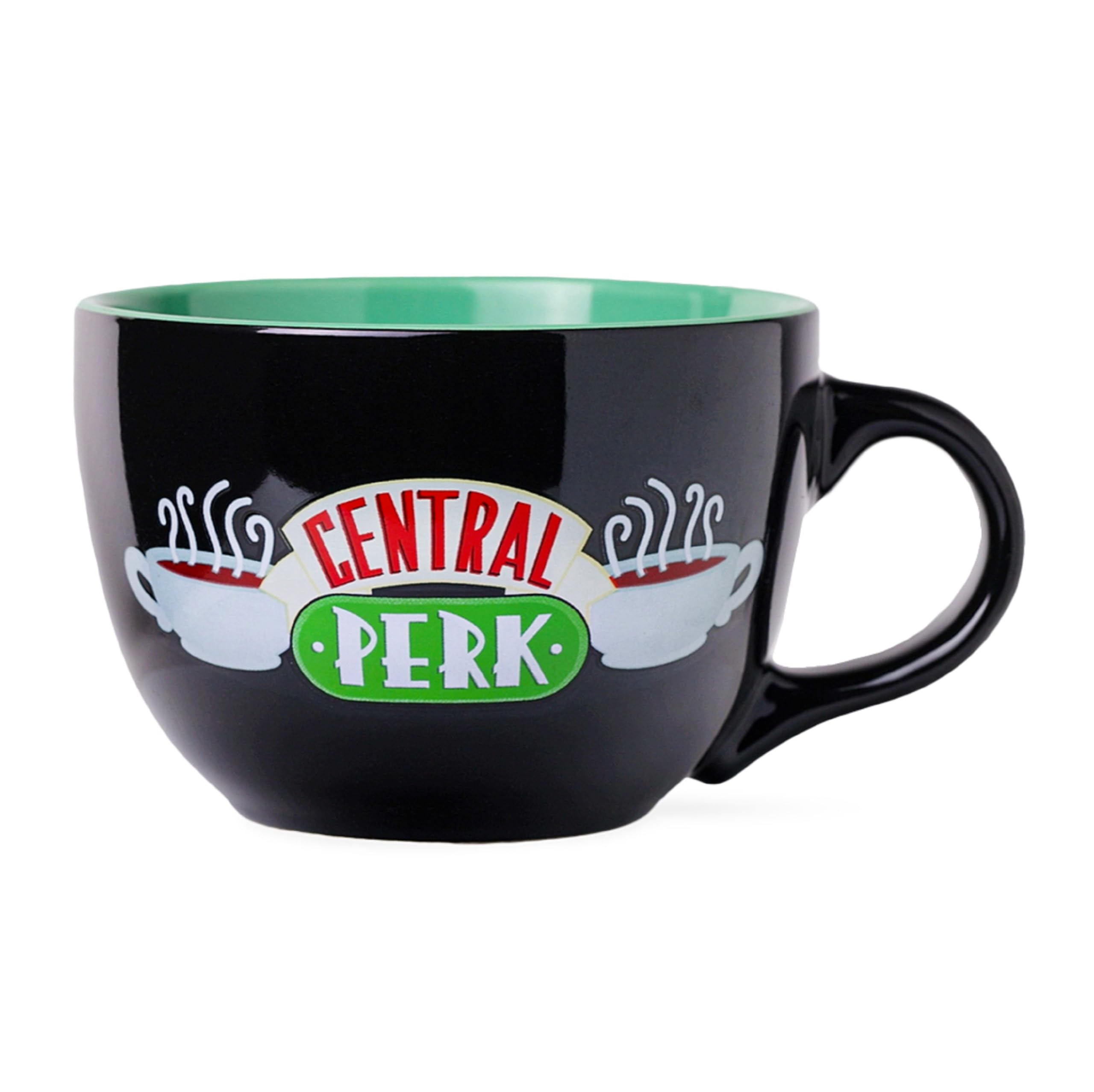Silver Buffalo FRIENDS Central Perk ceramic mug 24oz with Central Perk logo