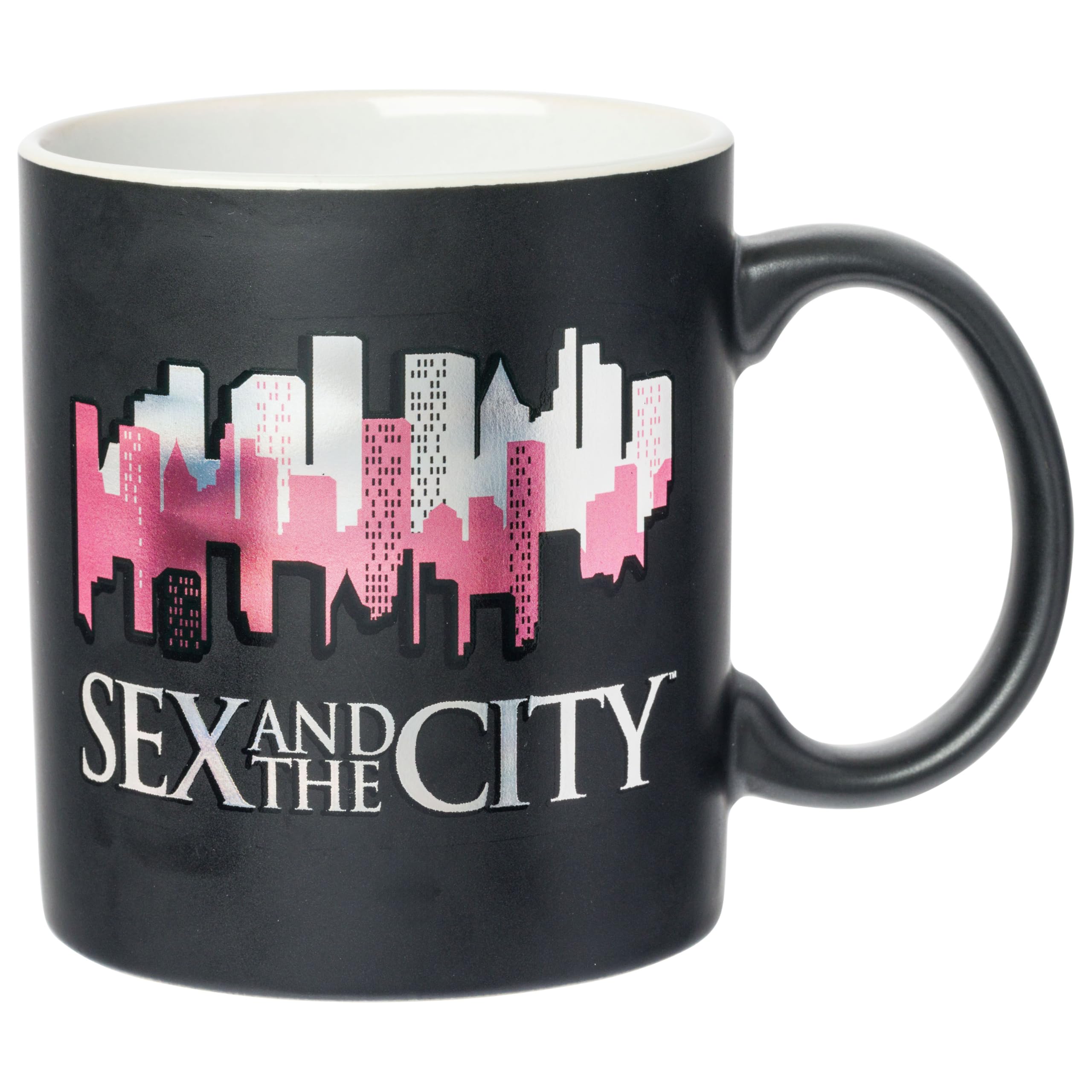 Silver Buffalo Sex and the City mug Matte Ceramic 20oz with logo