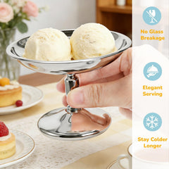 Two 5.3 inch spoons for dessert cups