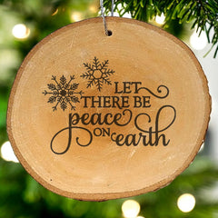Silver string hanging ornament