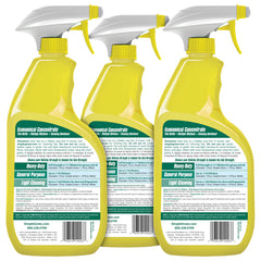 Lemon scented all-purpose cleaner label 32 oz bottle