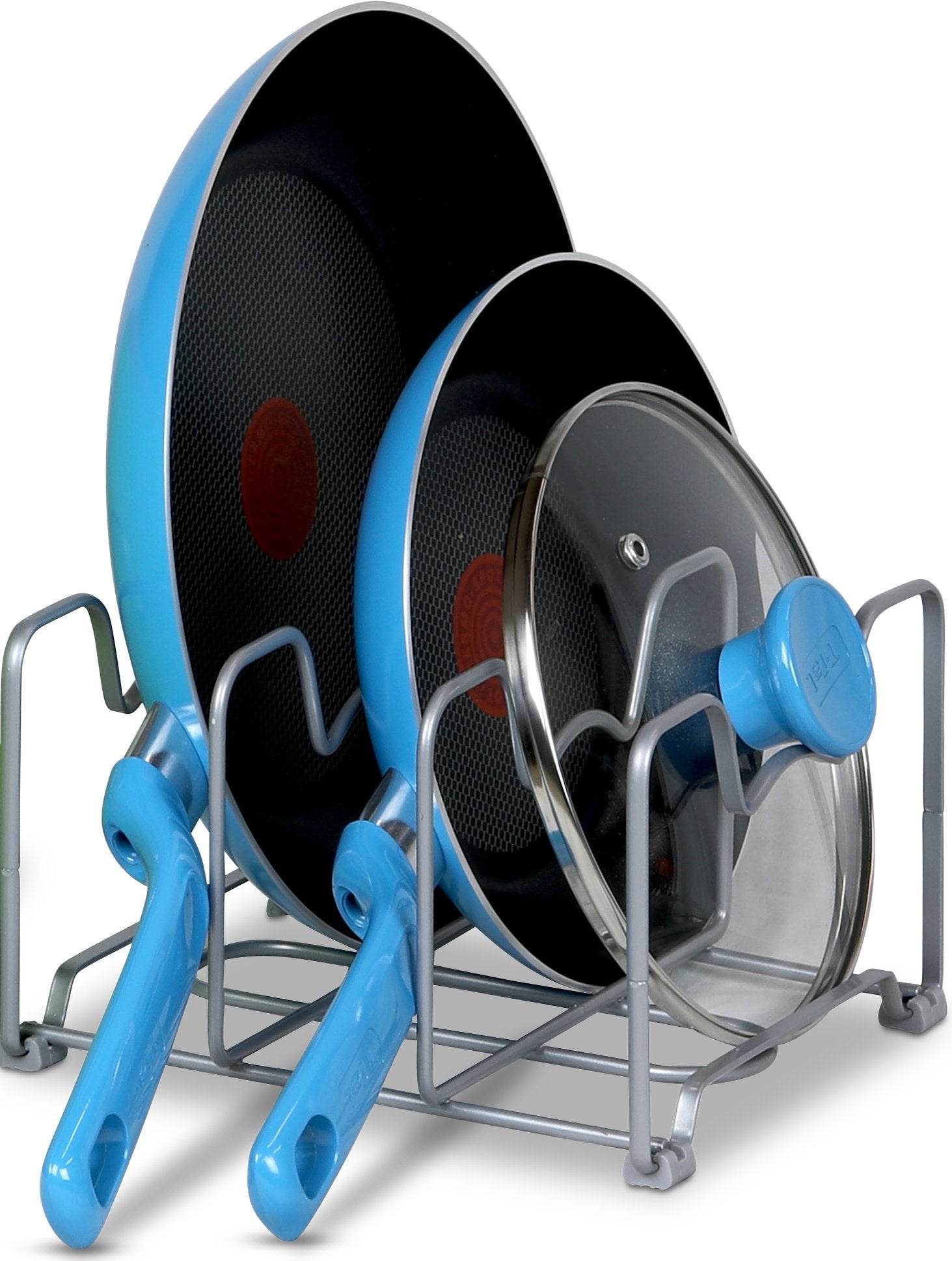 Simple Houseware kitchen organizer rack for pot lids