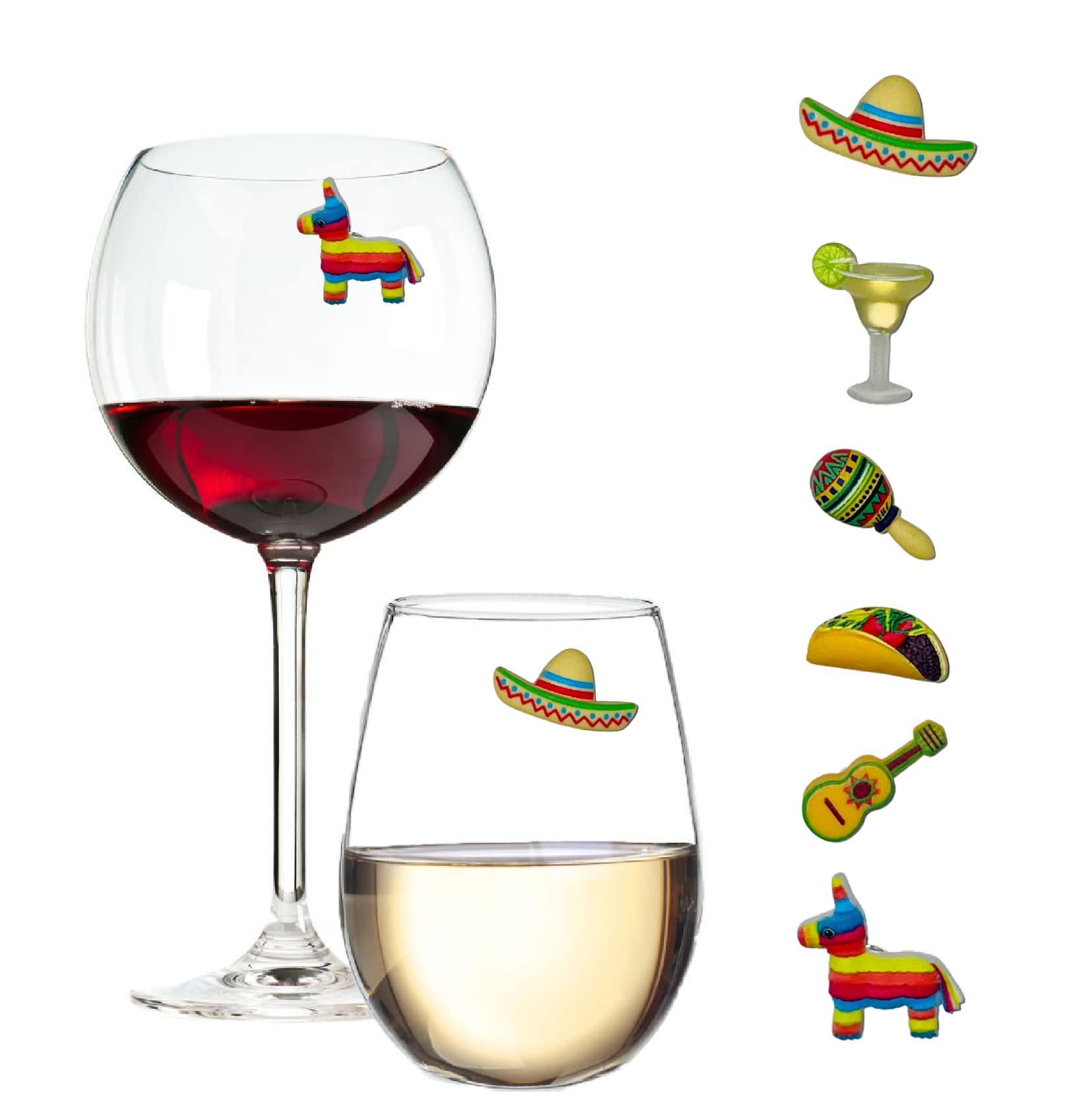 Simply Charmed Fiesta and Margarita Drink Charms six-piece set