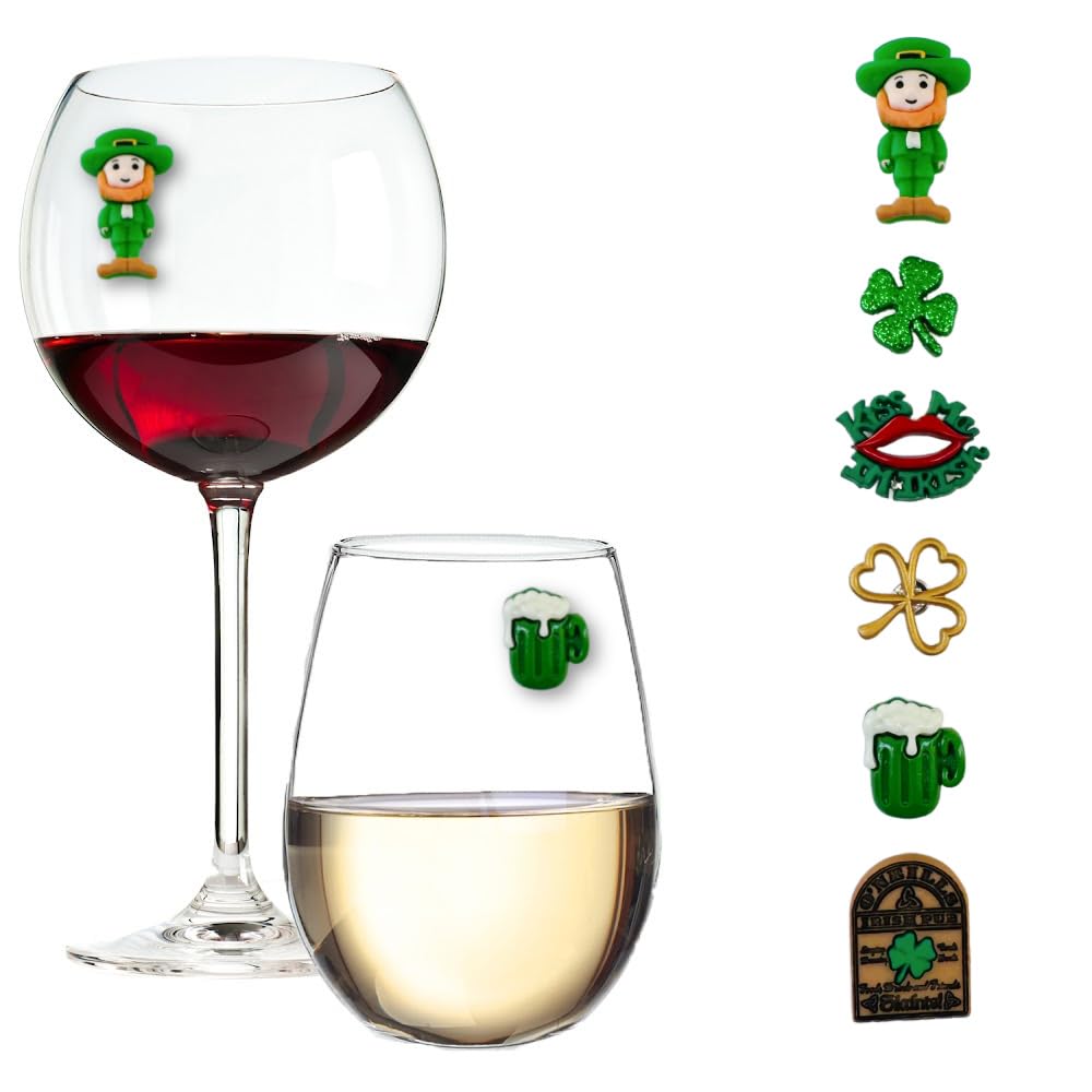 Simply Charmed St Patrick's Day magnetic glass charms packaging