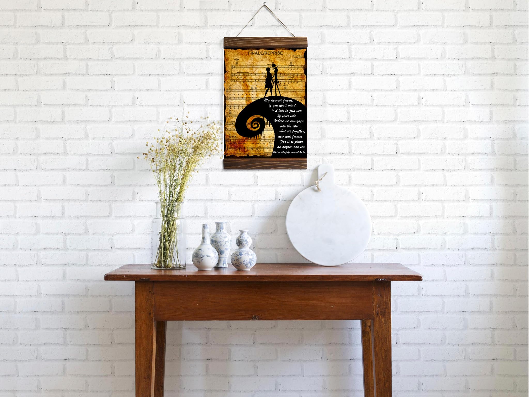 Simply Meant To Be quote on NBC canvas print
