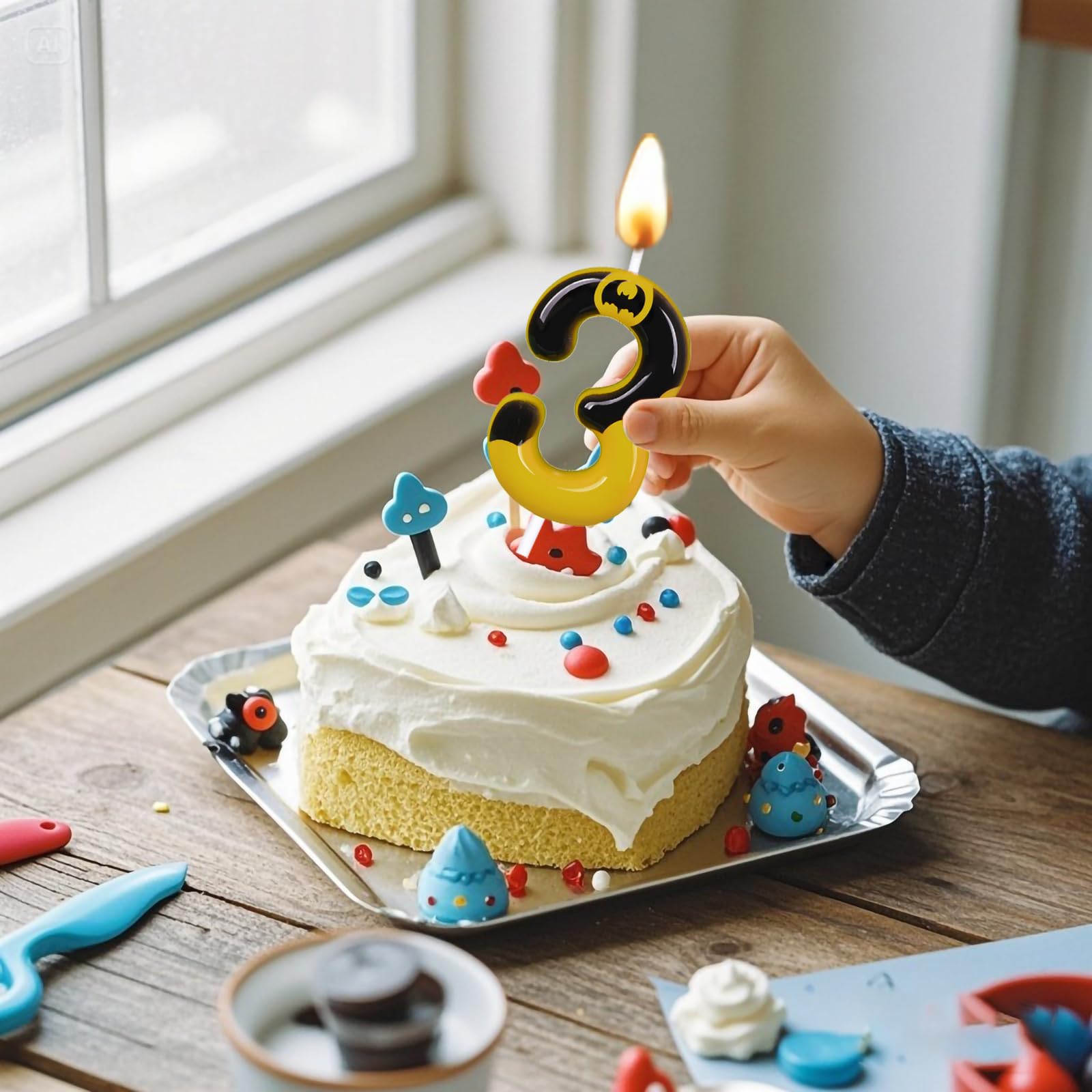 Includes 1 x Number 4 Cake Candles