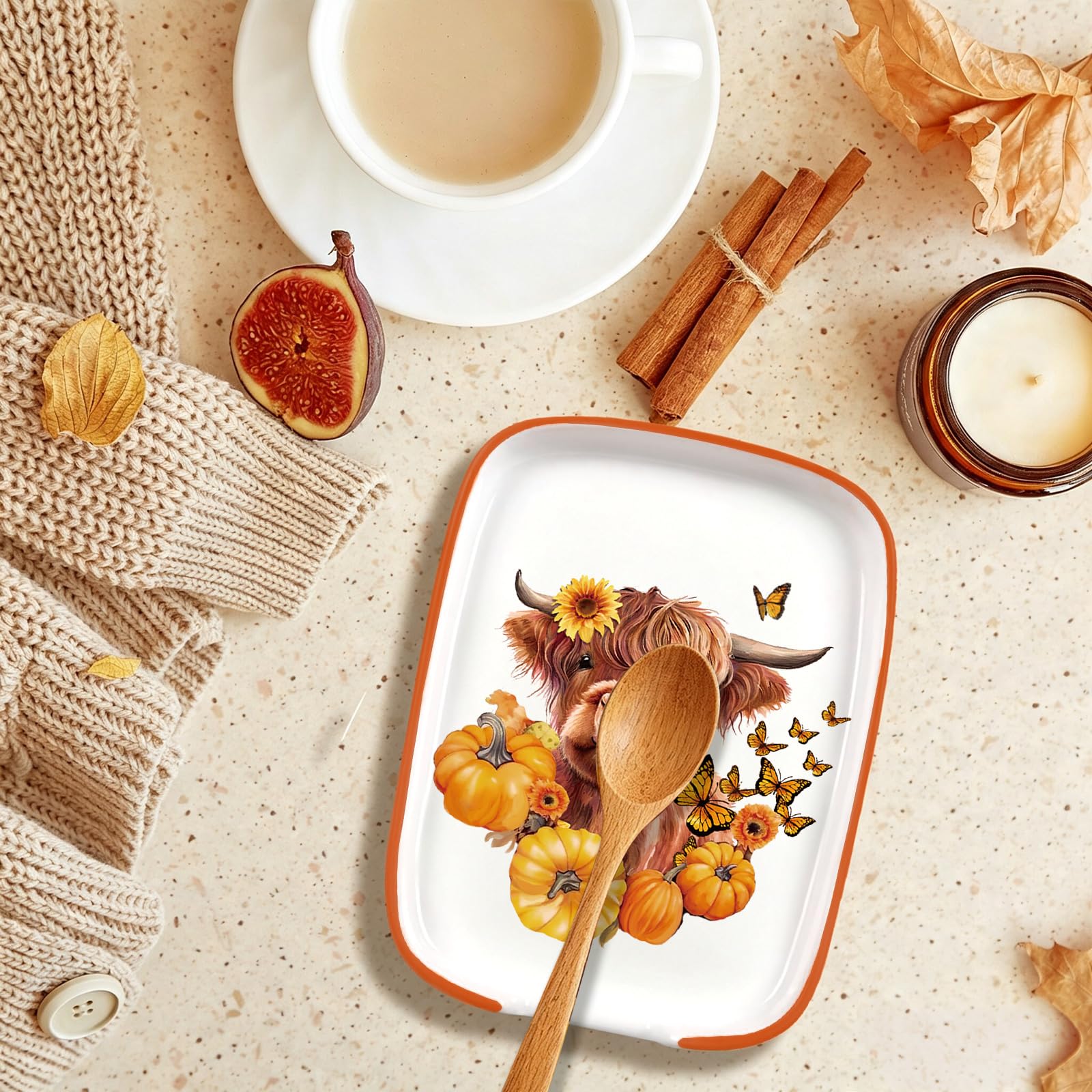 Single piece spoon rest for utensils