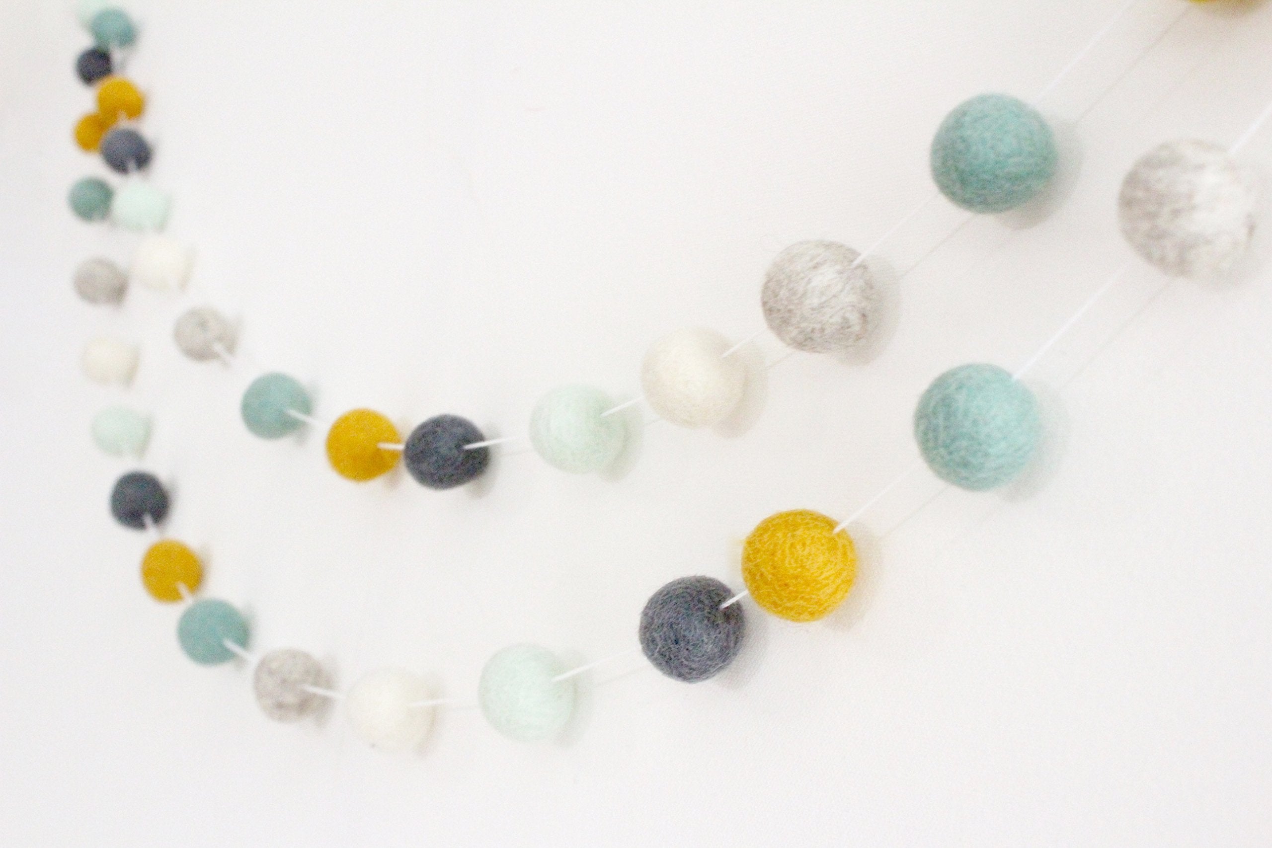 Handmade garland single strand no knots