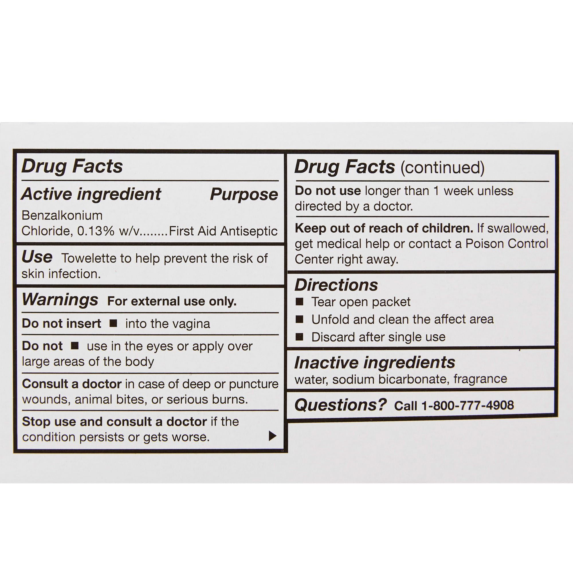 Perineal care antiseptic wipes by McKesson