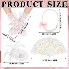 Sintege lace folding fan from 4 Pcs Girls Tea Party Set