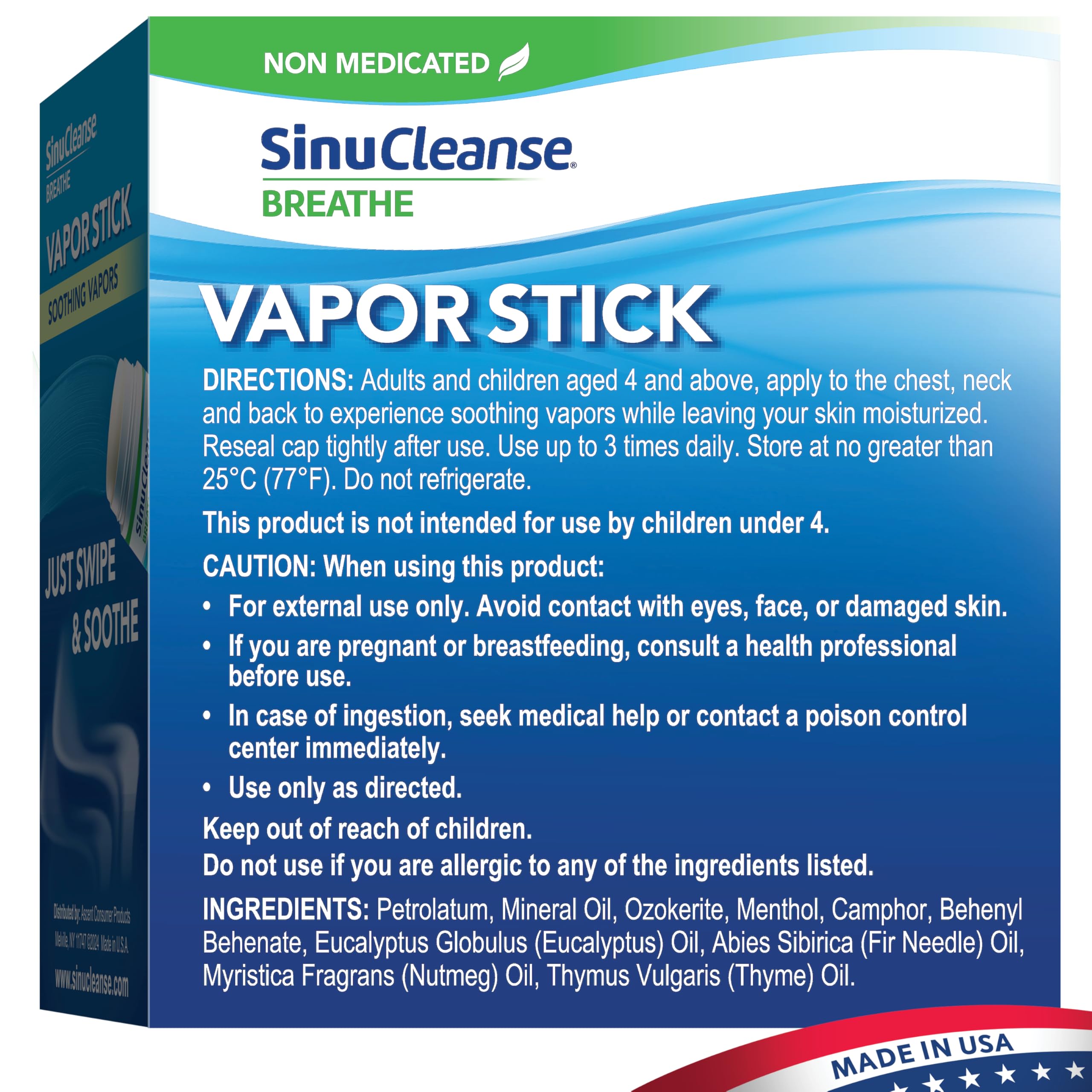 Non-medicated relief Vapor Stick by SinuCleanse