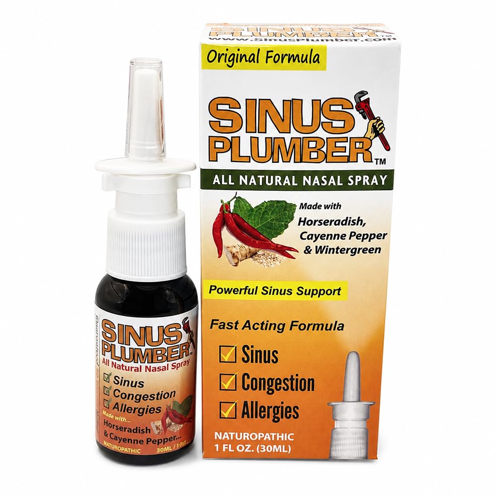 Sinus Plumber Pepper Nasal Spray 1 oz bottle
