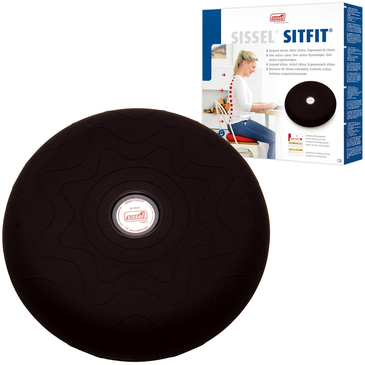 SISSEL SITFIT 33 cm Black cushion product image