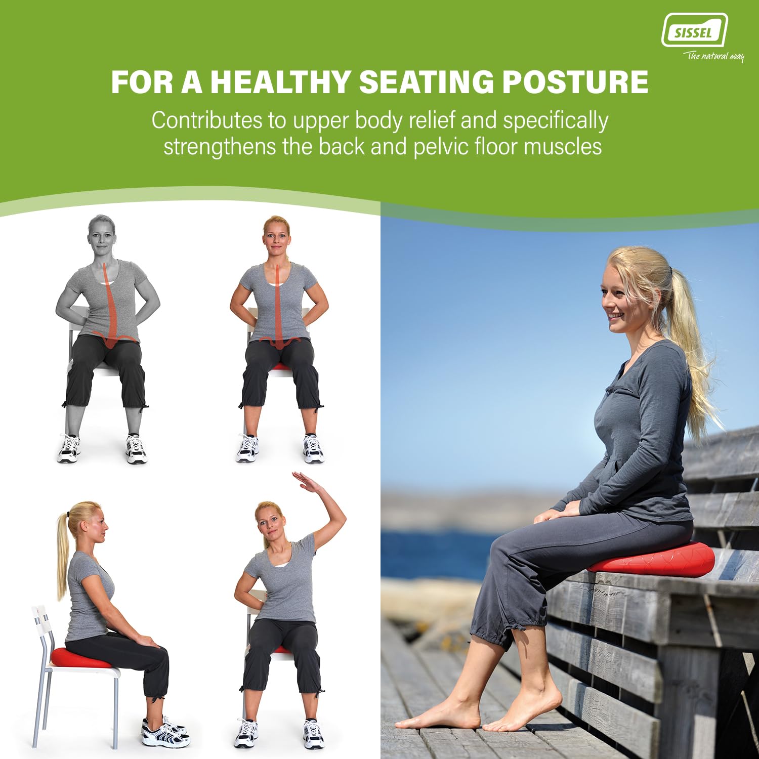 Exercise poster included with SITFIT cushion
