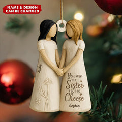 Vibrant one-sided print dye sublimation ornament display
