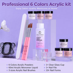 Six color acrylic powder included
