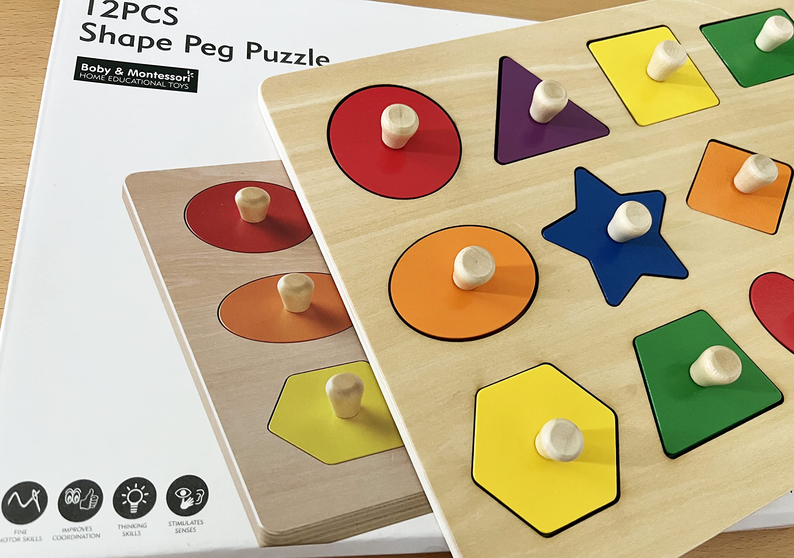 Durable natural wood puzzle by Dailyfunn
