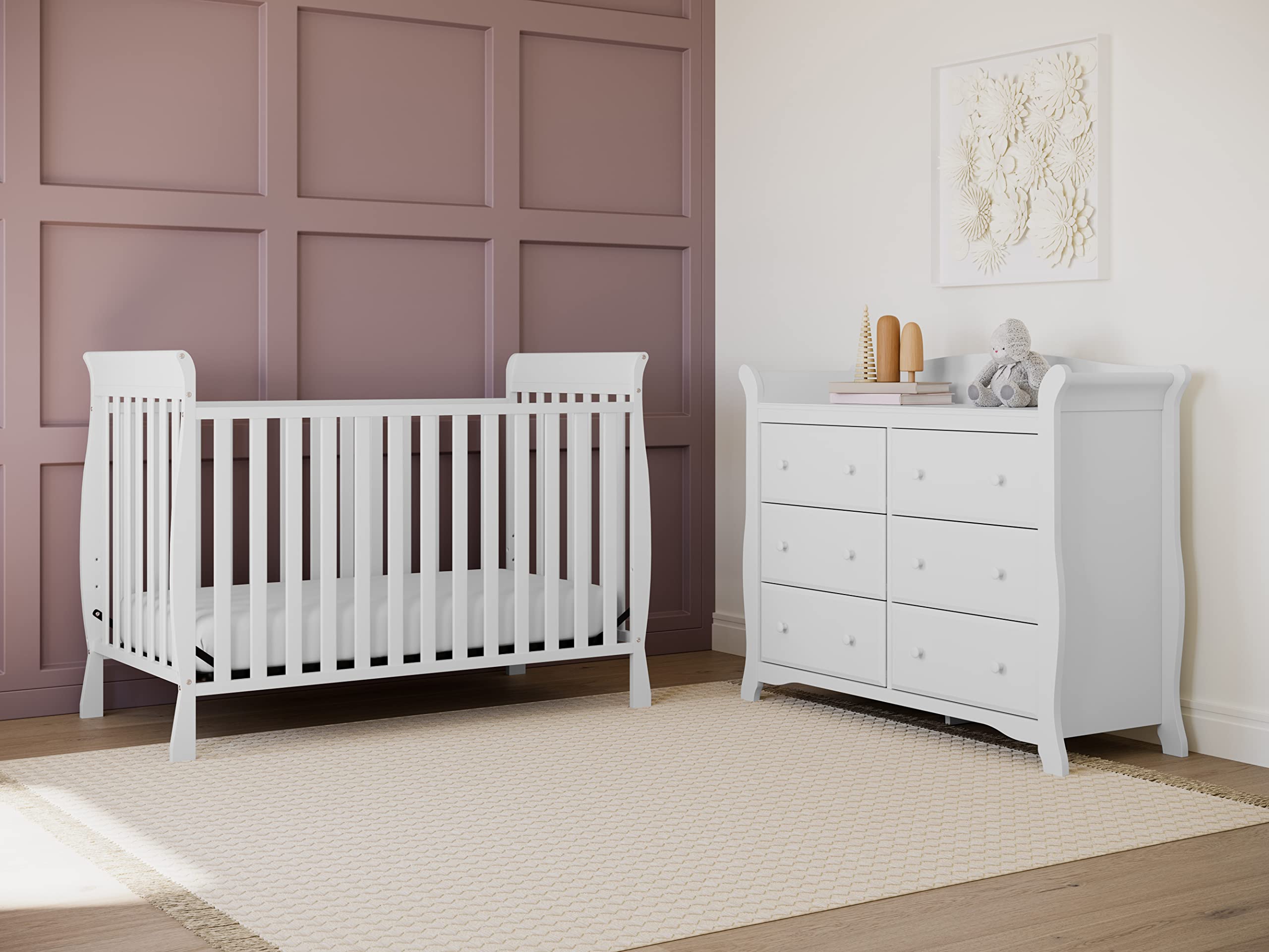 Interlocking drawer system on Avalon dresser