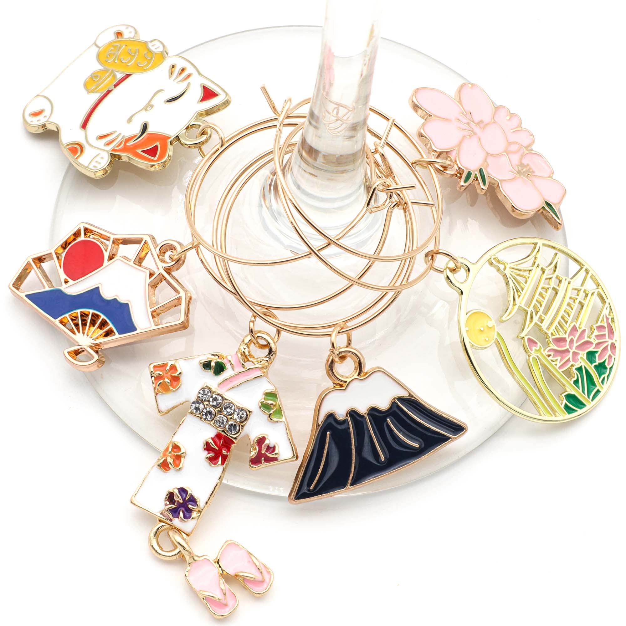 Patterns include Cherry Blossom Mount Fuji and Maneki-Neko Lucky Cat