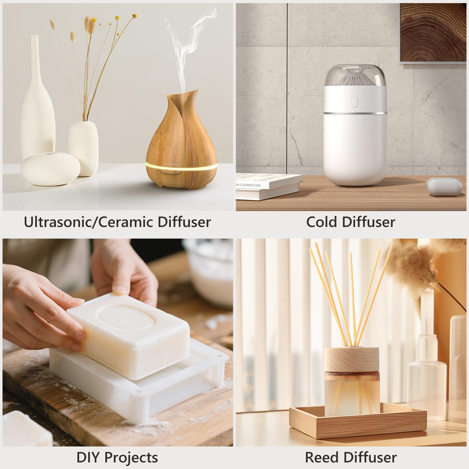 Six pack diffuser oils hotel collection gift set