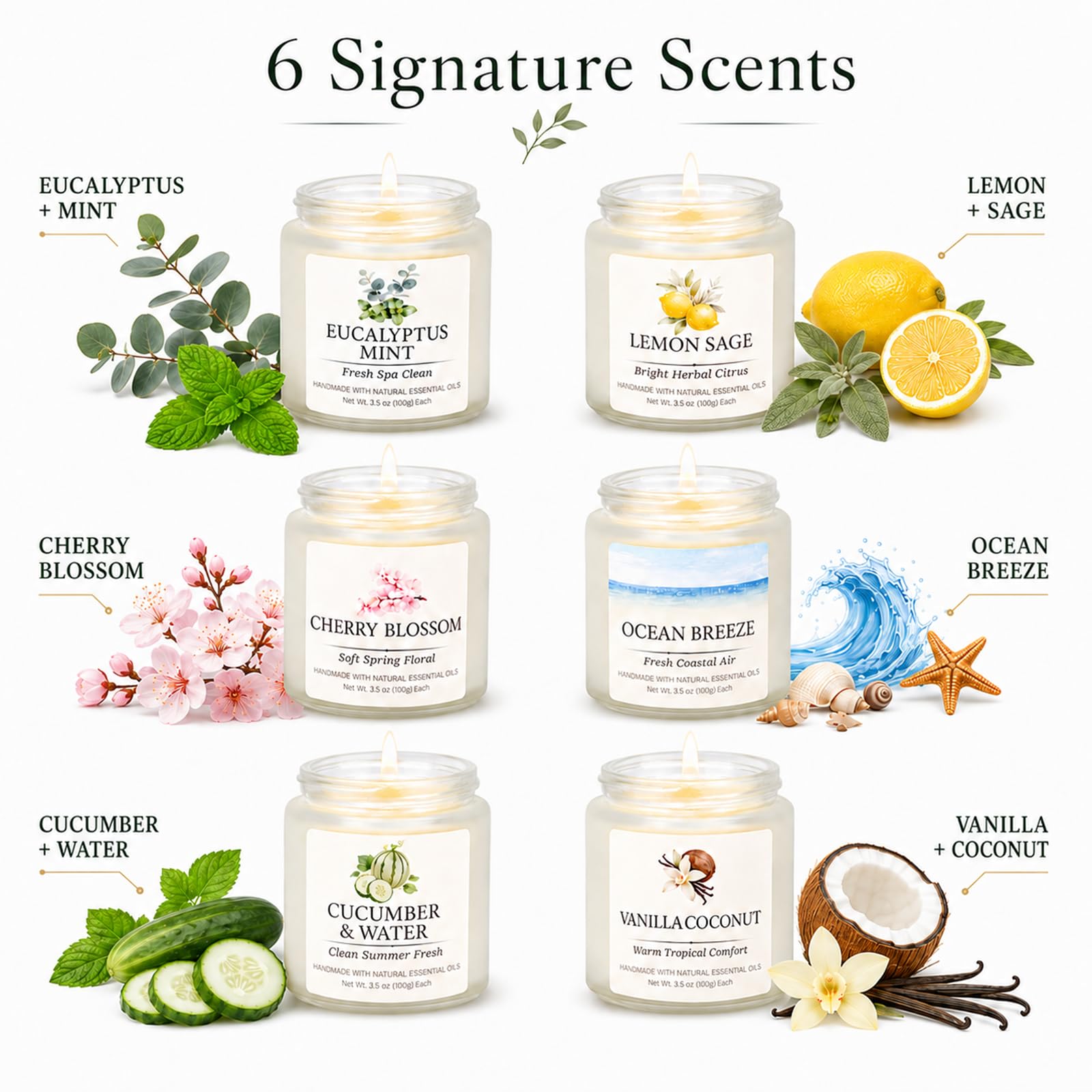 Vanilla Coconut candle in frosted glass jar
