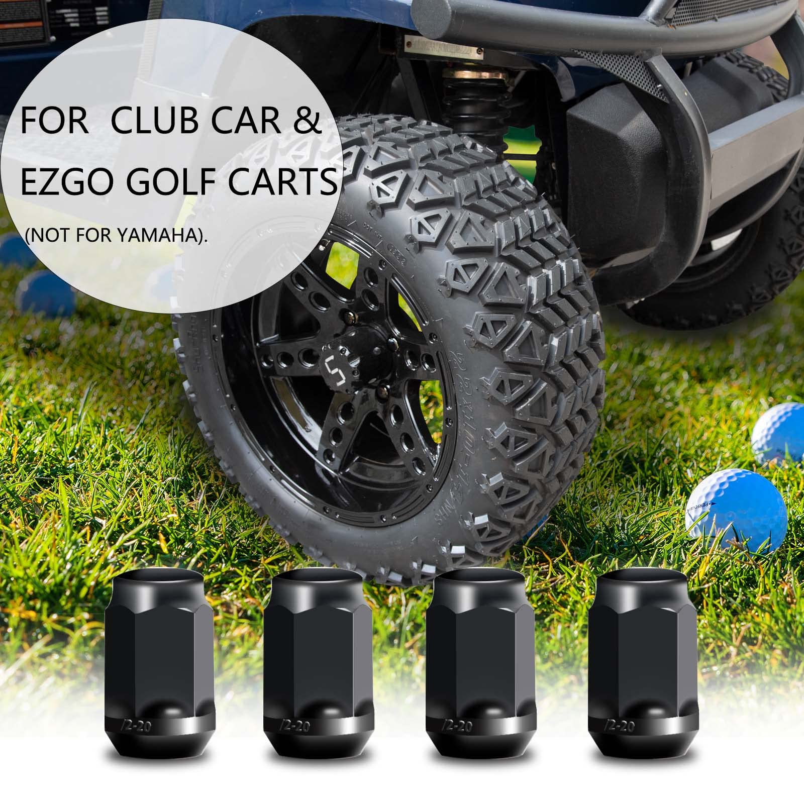 OEM replacement lug nuts EZGO Club Car Cushman Jacobsen