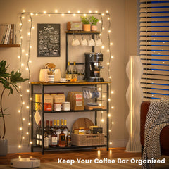 Sturdy wood board and metal frame construction for stability